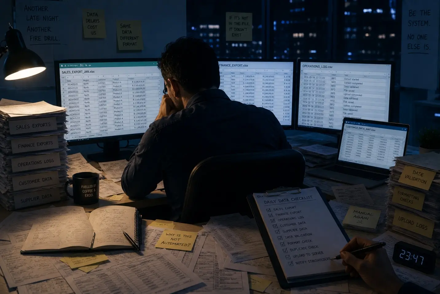 Teams are overwhelmed by fragmented data sources and disconnected reporting tools.